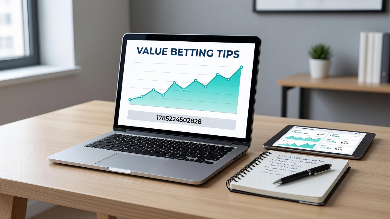 Detailed statistical charts and probability models used for value betting analysis in racing and tennis events